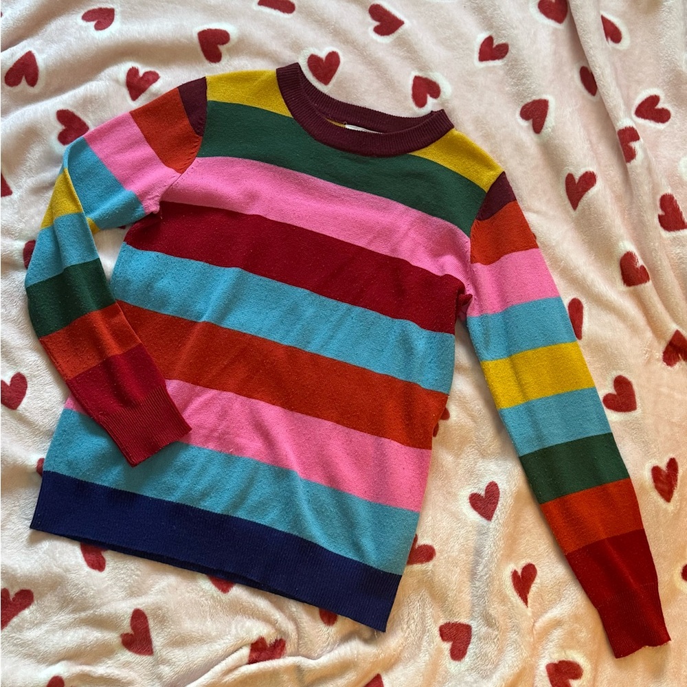 Multi-colored Stripe Sweater